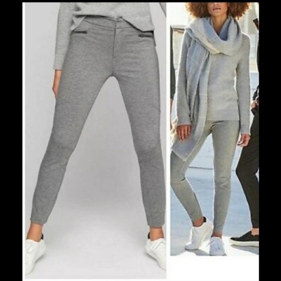 Athleta Ponte Moto 2.0 Pant Size 6 in Gray - Picture 1 of 7